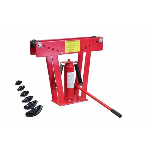 12 Ton Hydraulic Tube Rod Pipe Bender with 6 Dies