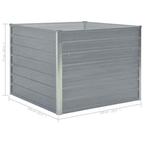 Raised Garden Bed Planter Galvanised Steel Outdoor Plant Flower Container Pot