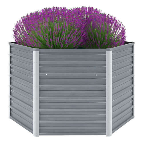 Raised Garden Bed Planter Galvanised Steel Outdoor Plant Flower Container Pot