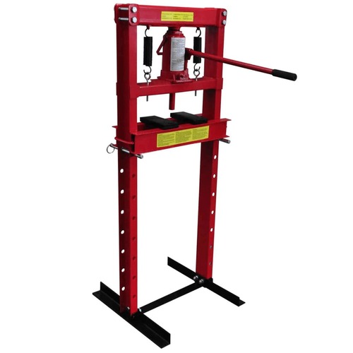 12-ton Hydraulic Floor Shop Press Heavy Duty