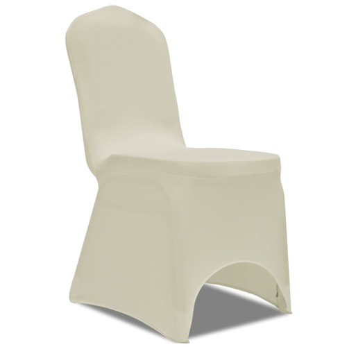 50 pcs Creme Stretch Chair Cover