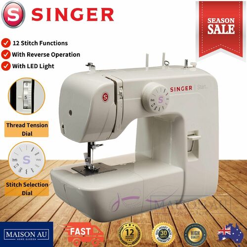 Singer Sewing Machine with 12 Stitches Functions 6 Stitches LED Buttonhole