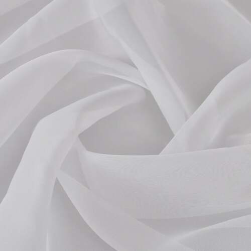 Voile Fabric 1.45 x 20 m White