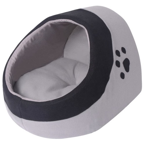 Cat Cubby Grey and Black L