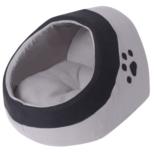 Cat Cubby Grey and Black XL