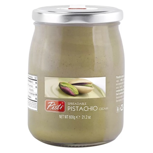 Pista Pistachio Cream Spread 6 x 600g Jars Sweet Italian Pistachio Nut Paste