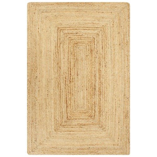Handmade Rug Jute Natural 160x230 cm