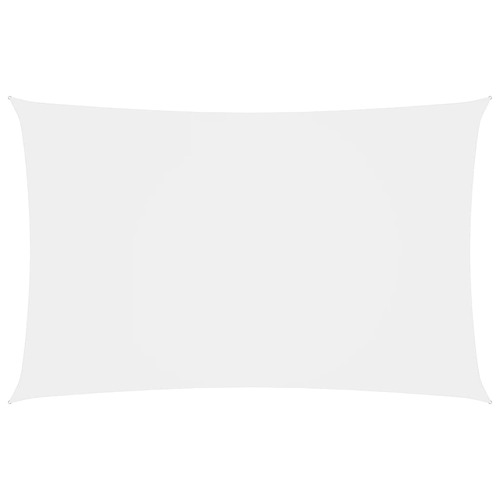 Sunshade Sail Oxford Fabric Rectangular 2.5x5 m White