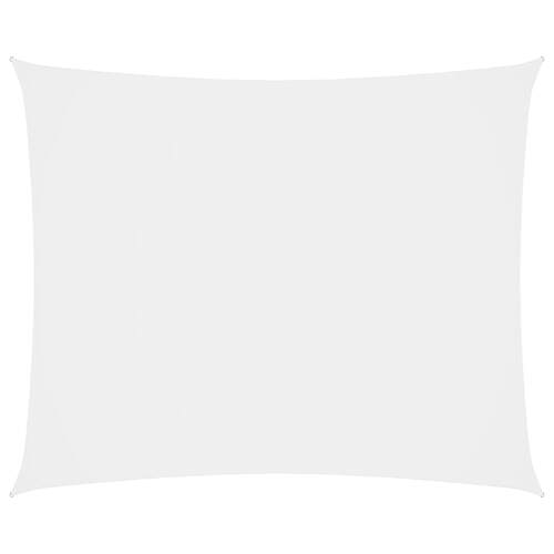 Sunshade Sail Oxford Fabric Rectangular 4x5 m White