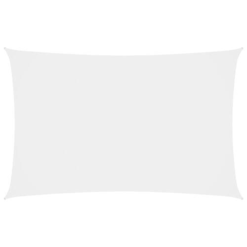 Sunshade Sail Oxford Fabric Rectangular 4x7 m White