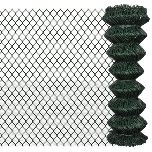 140350 Chain Link Fence Steel 1,25x25 m