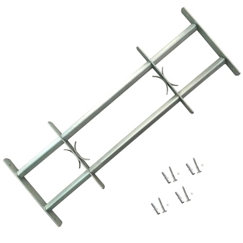 Adjustable Security Grille for Windows with 2 Crossbars 1000-1500mm