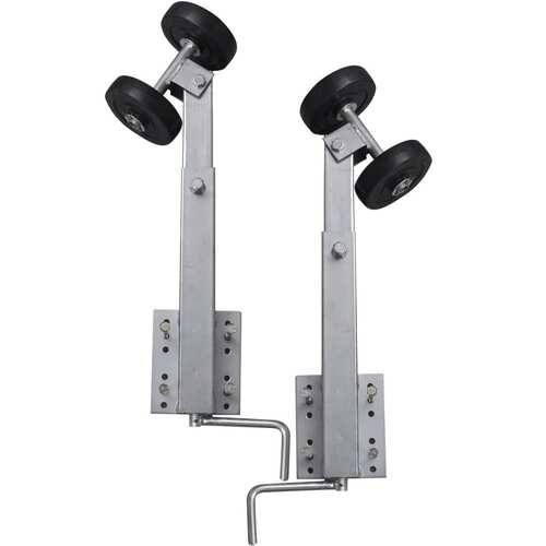 Boat Trailer Double Roller Bow Support Set of 2 59-84 cm