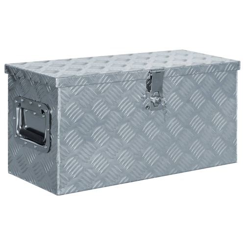 Aluminium Box 61.5x26.5x30 cm Silver