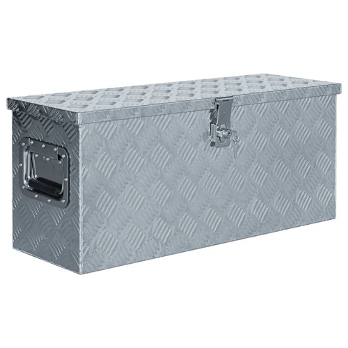 Aluminium Box 76.5x26.5x33 cm Silver