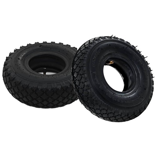 2 Tyres 2 Inner Tubes 3.00-4 260x85 for Sack Truck Wheel Rubber