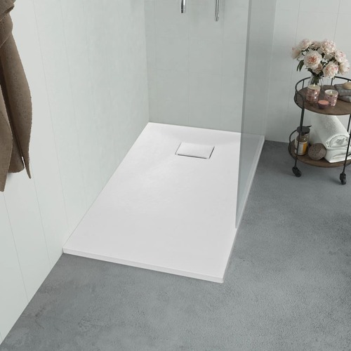 Shower Base Tray SMC White 100x70 cm
