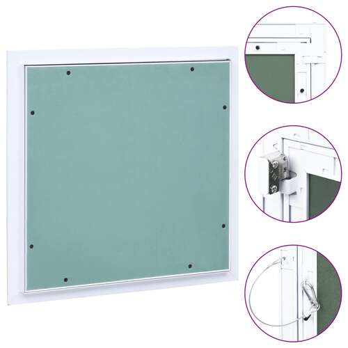 Access Panel with Aluminium Frame and Plasterboard 300x300 mm