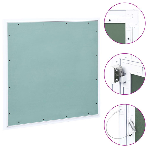 Access Panel with Aluminium Frame and Plasterboard 600x600 mm