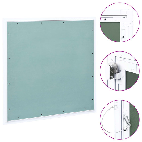Access Panel with Aluminium Frame and Plasterboard 700x700 mm