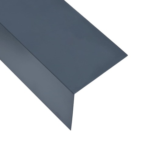 L-shape 90° Angle Sheets 5 pcs Aluminium Anthracite 170cm 100x100 mm