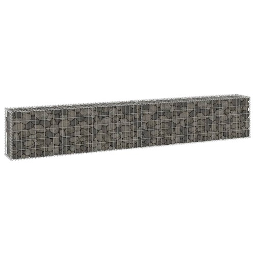 Gabion Wall with Covers Galvanised Steel 300x30x50 cm