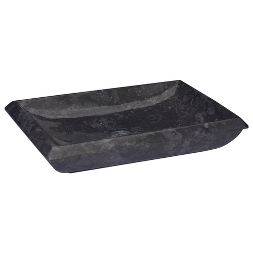 Sink Black 50x35x10 cm Marble