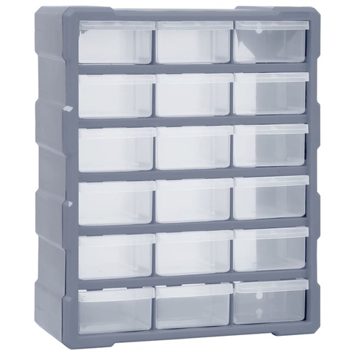 Multi-drawer Organiser with 18 Middle Drawers 38x16x47 cm