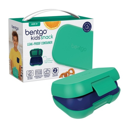 Bentgo Kid's Leak-Proof Snack Container Green/Royal