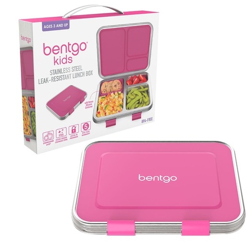 Bentgo Kid's Bentgo S/S Leak-Resistant Bento Lunch Box Fuchsia