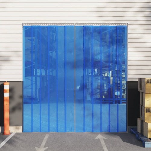 Door Curtain Blue 200 mmx1.6 mm 25 m PVC