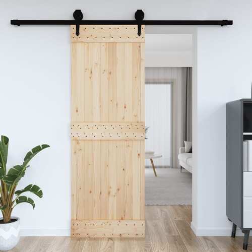 Door NARVIK 80x210 cm Solid Wood Pine