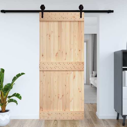 Door NARVIK 100x210 cm Solid Wood Pine