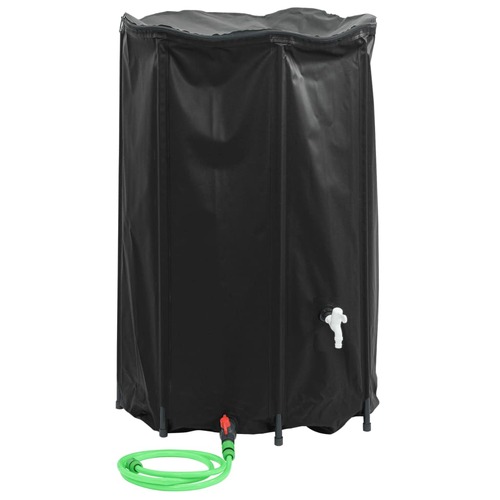 Water Tank with Tap Foldable 1000 L PVC