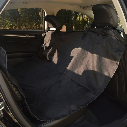 Pet Rear Car Seat Cover 148x142 cm Black
