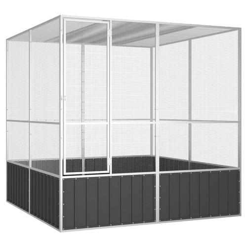 Bird Cage Anthracite 213.5x217.5x211.5 cm Galvanised Steel