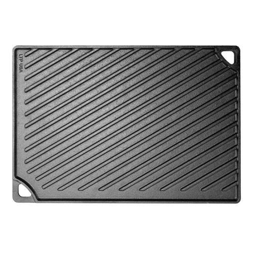 Cast Iron Reversible Griddle Tray 42.5x29.2cm For BBQ Or Stove Top USA Made