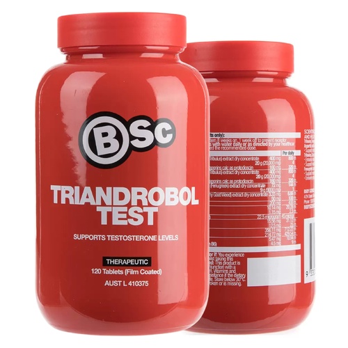 BSc  Testosterone Booster Capsules 120 Triandrobol With Zinc Magnesium