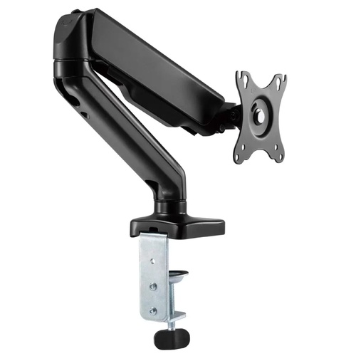 Single Screen Monitor Mount Gas Spring VESA Adjustable Desk Display Arm