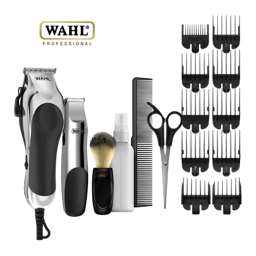 Wahl Hair Clipper Cordless Trimmer Mens Home Haircut Shaver Combo 25 Pc USA Made