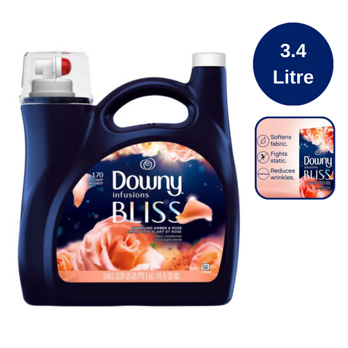 Downy Infusions Fabric Softener 3.4L Laundry Washing Conditioner Bliss Scent