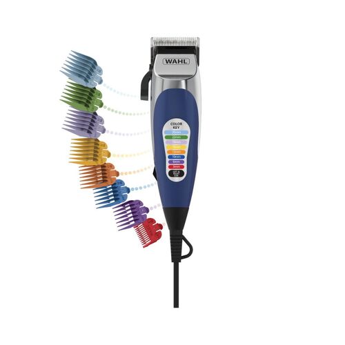 Wahl Colour Pro Hair Clippers 18pcs Home Haircut Kit Groomer Clipper