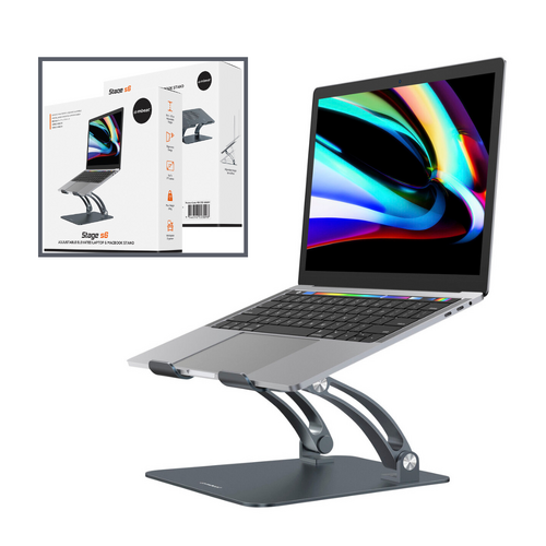 mBeat S6 Laptop Stand Adjustable Elevated Desk Riser Lightweight Portable MacBook Laptop