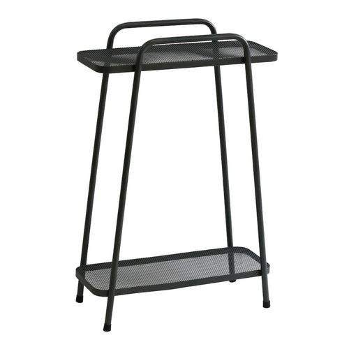 2 Tier Metal Plant Stand Flower Shelf Outdoor Indoor Display Rack Shelves