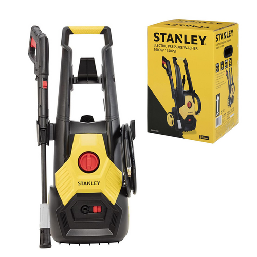 Stanley 1600W Pressure Washer 5m Hose Electric Motor 1740 PSI