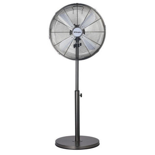 Dimplex 40cm Pedestal Fan High Velocity Oscillating 1.25m Adjustable Floor Stand