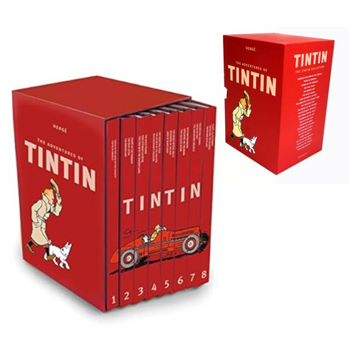 The Tintin Collection The Adventures of TinTin Compact Editions 8 Book Set