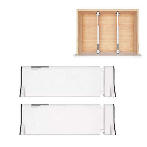 New OXO Soft Works Expandable Dresser Drawer Divider Set 4 Piece