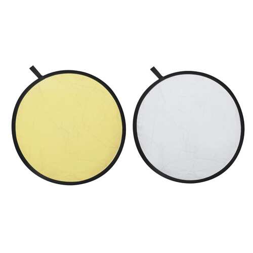 2-in-1 Gold and Silver Reflector Backdrop 80 cm