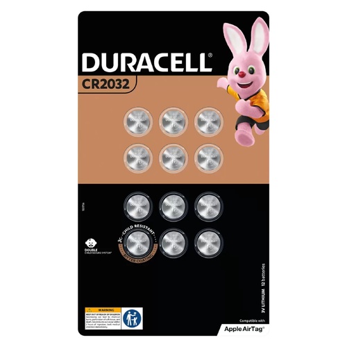 Duracell Lithium Coin Batteries 2032 12 Pack Button Battery Cr2032 Suit Airtag